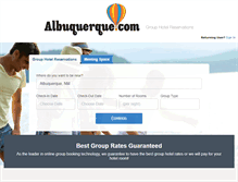 Tablet Screenshot of meetings.albuquerque.com